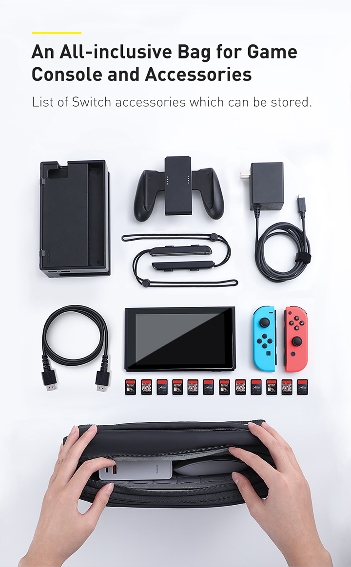 Túi phụ kiện Baseus cho Nintendo Switch chống sốc