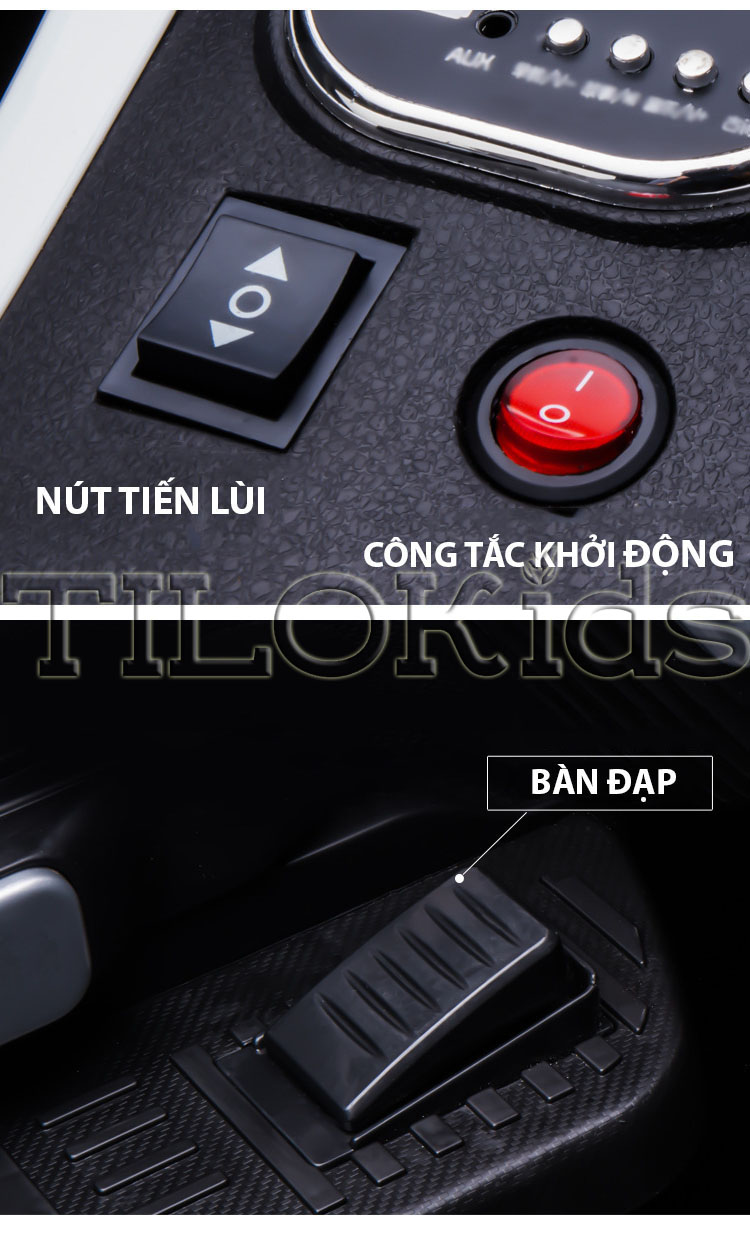 Xe máy điện trẻ em, xe moto điện cho bé TILO KIDS TLK-9999