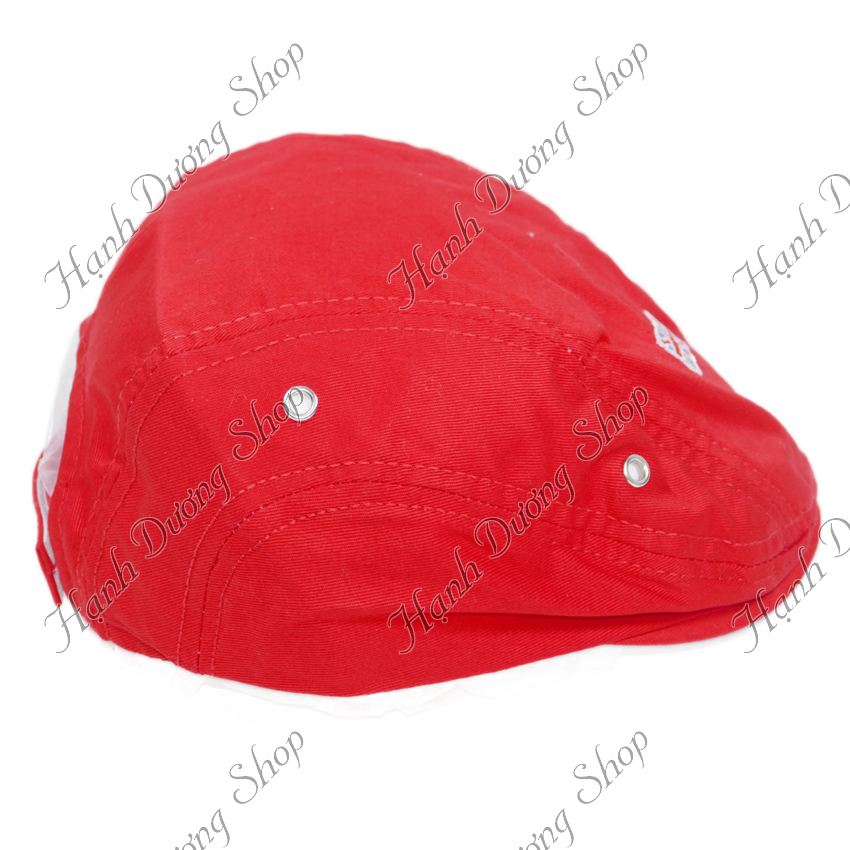 Nón beret mỏ vịt cho bé yêu dành cho bé từ 1 đến 3 tuổi mũ lưỡi trai mỏ vịt được thêu logo lá cờ cực xinh - Hạnh Dương