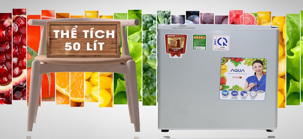 Tủ Lạnh Mini Aqua AQR-55AR (50L)
