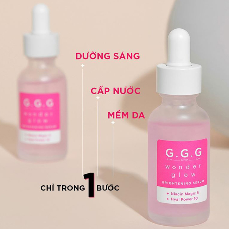 Tinh chất dưỡng sáng G.G.G Wonder Glow Brightening Serum 30ml