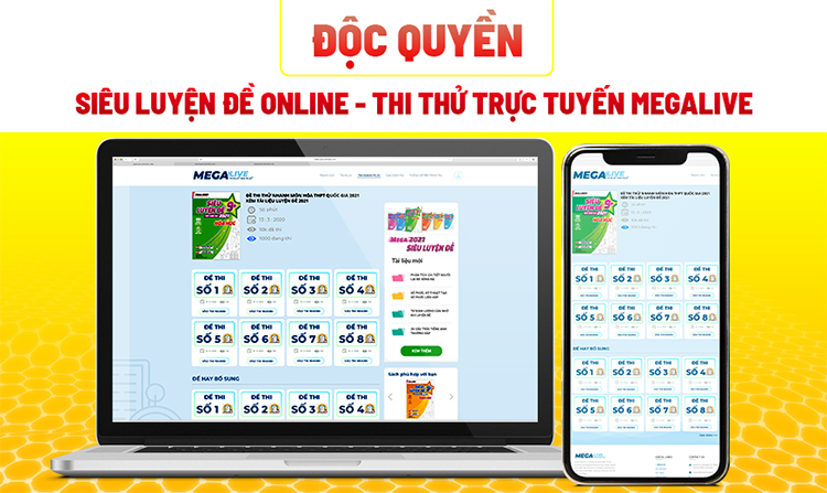 Combo 3 Cuốn:  Khối D7 Mega 2021 - Siêu Luyện Đề 9 + THPT Quốc Gia Toán Hóa Anh