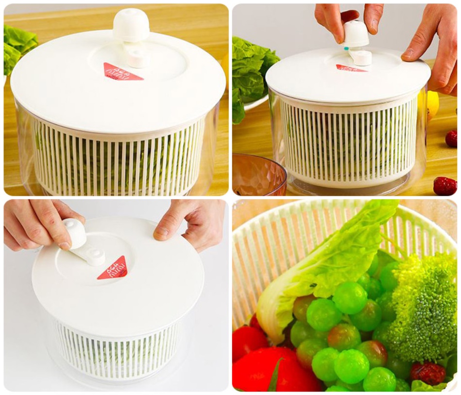 Rổ quay rau sống 6L Nội địa Nhật Bản