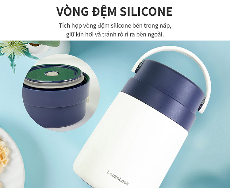 Hộp giữ nhiệt đựng đồ ăn có tay cầm Handle Food Jar LocknLock 700ml