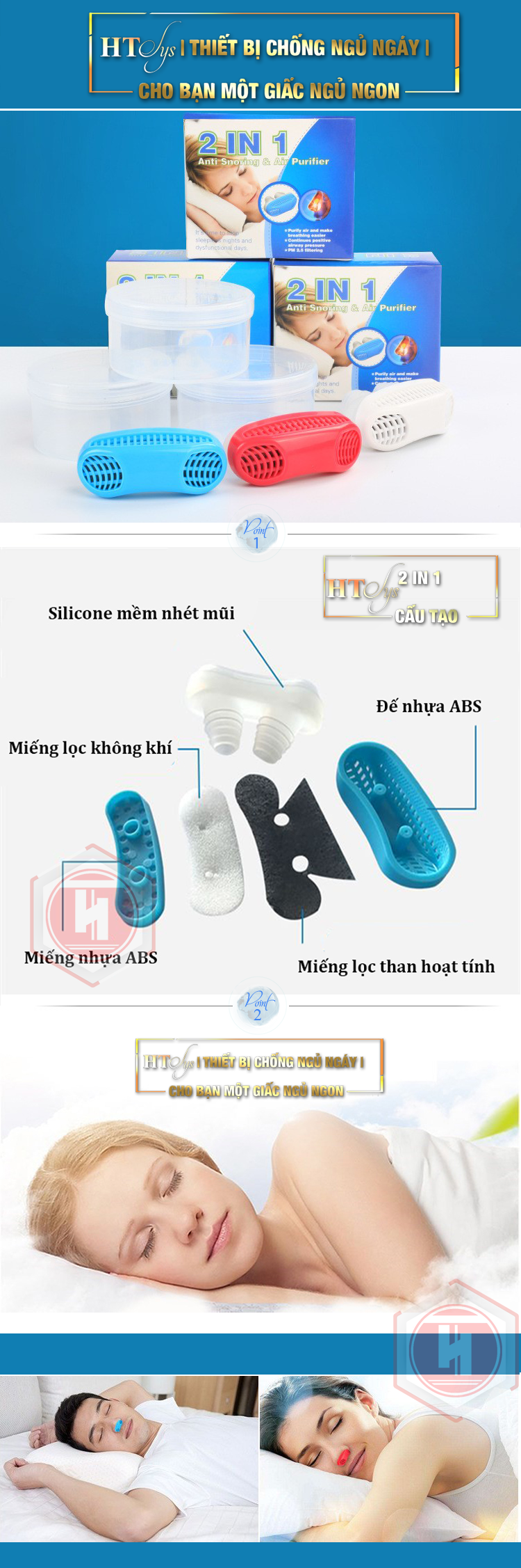 DỤNG CỤ CHỐNG NGỦ NGÁY SILICON HIỆU QUẢ