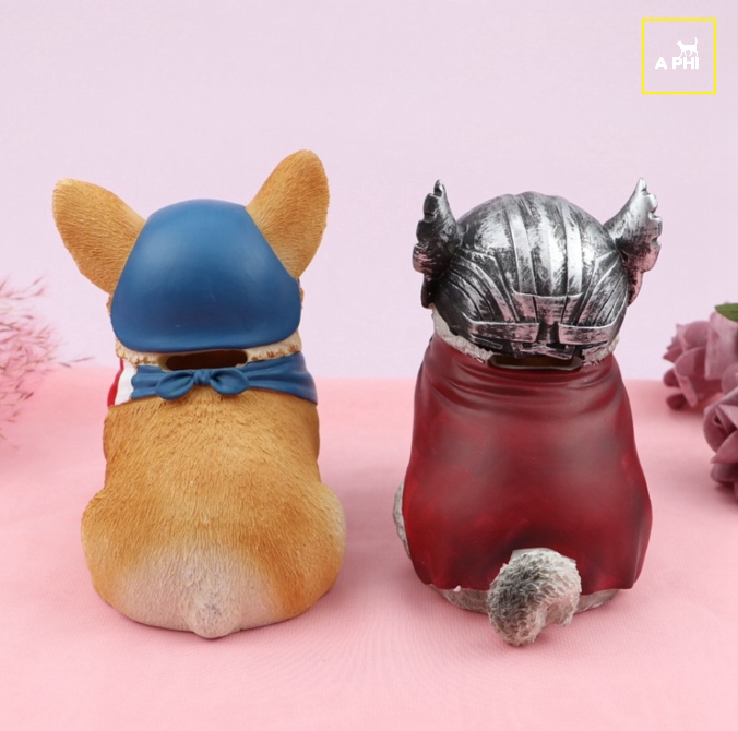 Mô hình cún con siêu anh hùng Thanos Captain America Thor Iron Man   Cún con Marvel Avenger cao cấp  Shopee Việt Nam