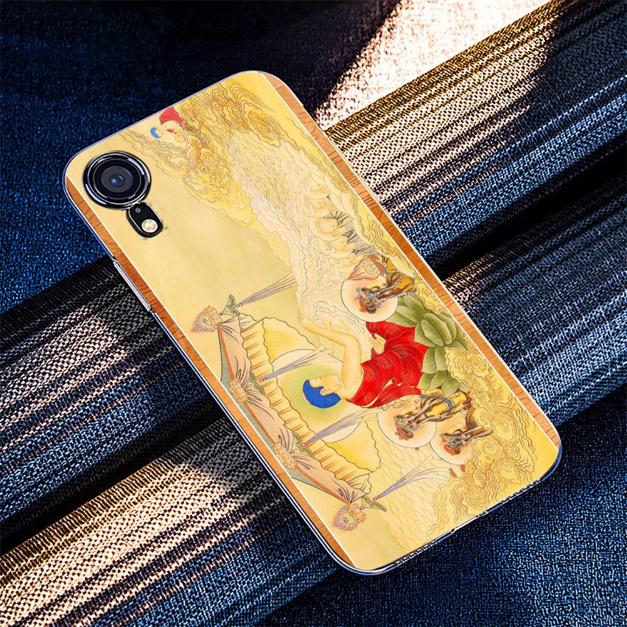 Ốp điện thoại kính cường lực cho máy iPhone XS MAX - tôn giáo MS TONGIAO044