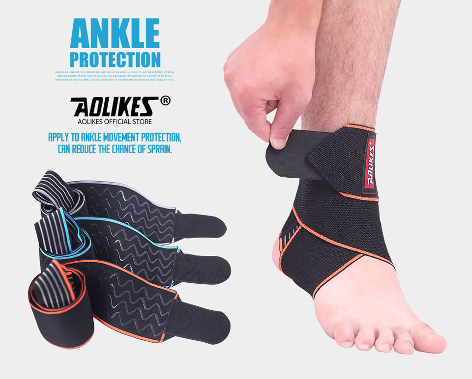 Bộ 2 Băng Đai Quấn Cổ Chân Bảo Vệ Mắt Cá Chân, Khớp Cổ Chân Sport Ankle Protector AOLIKES YE-1527