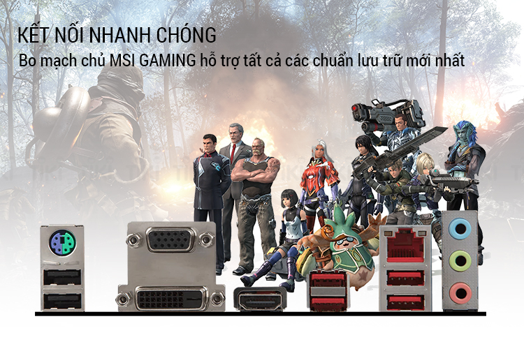 Bo Mạch Chủ Mainboard MSI A320M GAMING PRO Socket AM4 - Hàng Chính Hãng