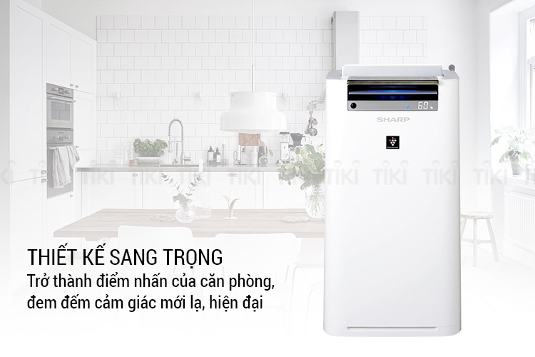 Máy tạo ẩm và lọc không khí Sharp KC-G50EV-W - Hàng Chính Hãng