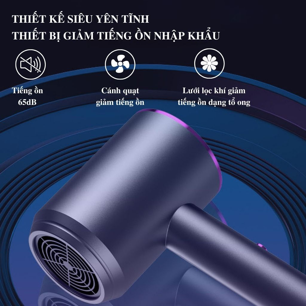 Máy Sấy Tóc 2 Chiều Nóng Lạnh miDoctor Công Suất 2300w, Máy Sấy Tạo Kiểu Sấy Nhanh Khô Chăm Sóc Tóc - Hàng Chính Hãng