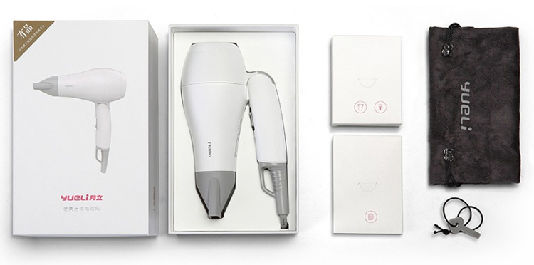 Original Xiaomi Mijia Yueli 1200 Watt Travel Electric Hair Dryer Air Blower Fast Dry Folding Compact Overheat Protection