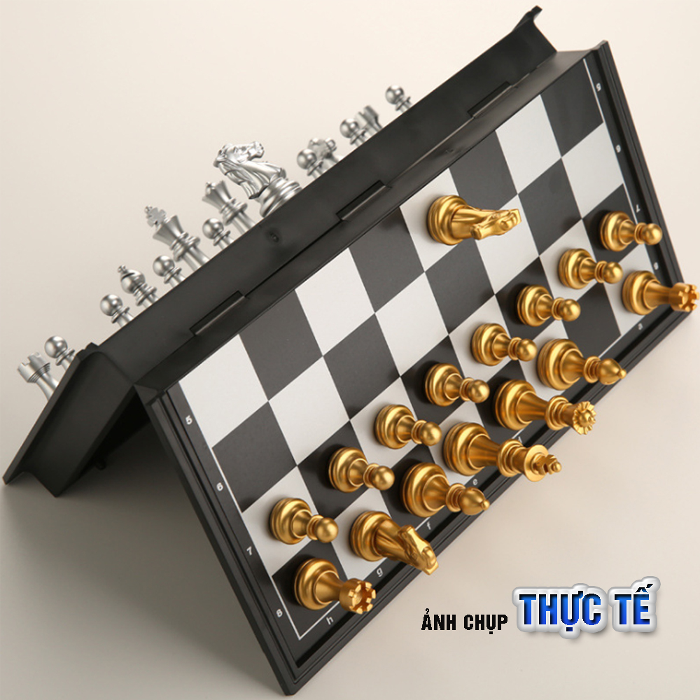 bộ cờ vua nam châm chính hãng, kích thích phát triển trí não, thể thao trí tuệ, kích thước lớn, vừa, nhỏ - dan house 46