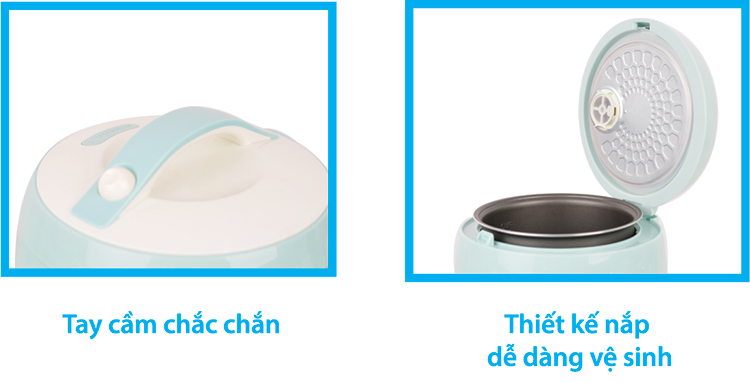 Nồi cơm điện nắp gài Happy Cook HCJ-120T (1.2L)