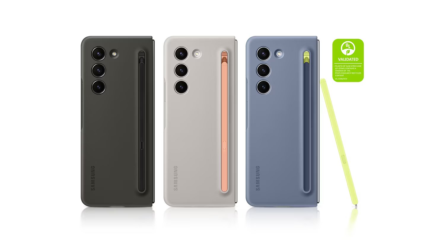 Ốp lưng kèm bút S Pen Samsung Galaxy Z Fold 5 (EF-OF94) - Hàng Chính Hãng