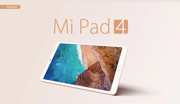Máy Tính Bảng Xiaomi Mi Pad 4 (64GB/ 4GB) Phiên bản sim 4G/LTE - Hàng Nhập Khẩu