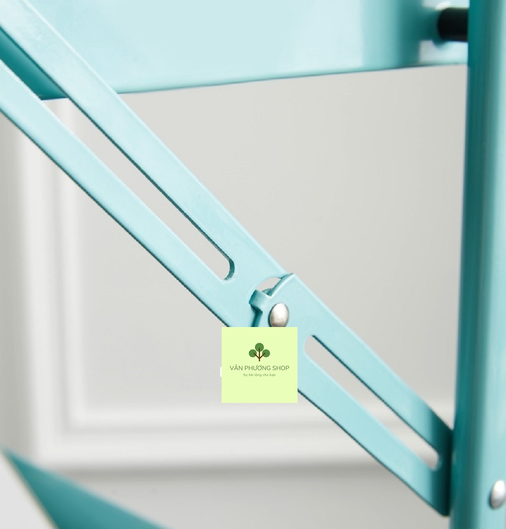 Kệ Để Đồ Đa Năng Gấp Gọn 3 Tầng Có Bánh Xe Cao Cấp