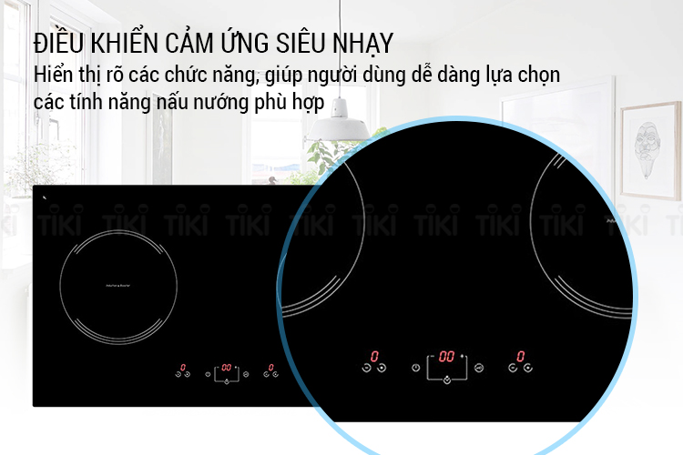 Bếp Âm Từ Đôi Elica H3 – EIH7520BL (70cm - 3700W) - Hàng Chính Hãng