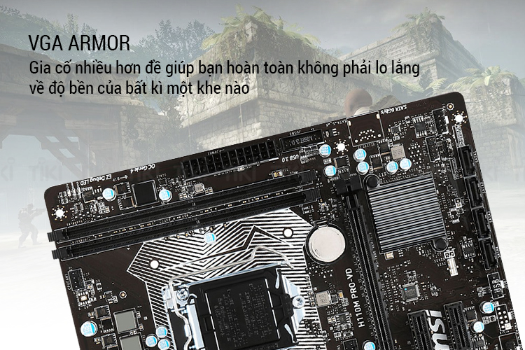 Bo Mạch Chủ Mainboard MSI H110M PRO-VD PLUS Socket 1151 - Hàng Chính Hãng