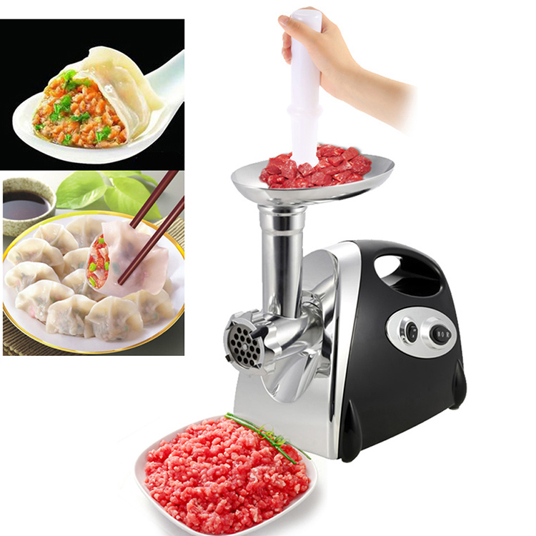 100-120V Brand New 300W Electric Meat Grinder Aluminium Alloy Household or Commercial Sausage Maker Meats Mincer Food