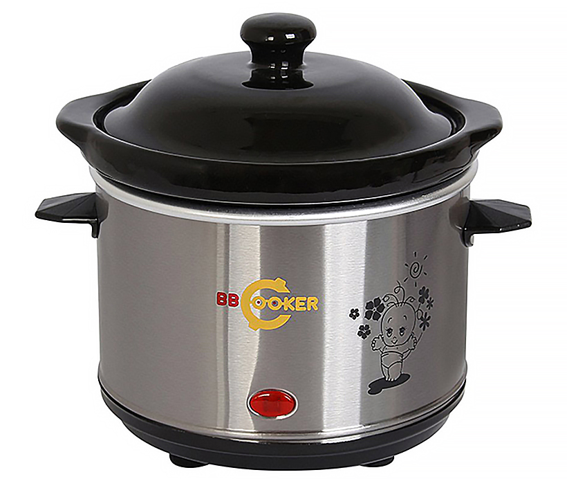 Nồi nấu cháo chậm đa năng Hàn Quốc BBCooker BS07 kèm bộ thìa đũa bằng inox gia dụng ALOMA
