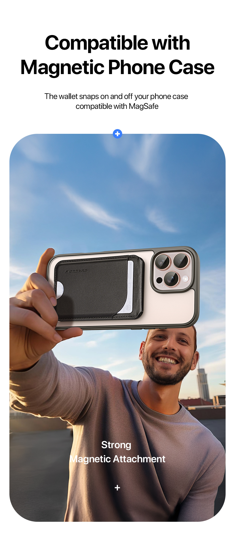 Ví Da Kiêm Giá Đỡ Dux Ducis Neva Magnetic Wallet Stand Cho Iphone, 3 Ngăn Đựng Thẻ, Chống Trộm, Hít Mạnh_ Hàng Chính Hãng