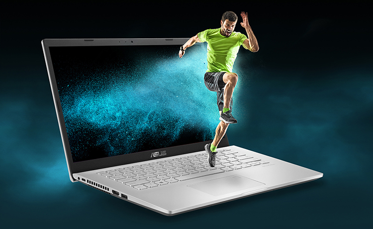 Laptop Asus Vivobook D409DA-EK093T (AMD R5-3500U/ 4GB DDR4 2400MHz/ 1TB 5400rpm, x1 slot SSD M.2/ 14 FHD/ Win10) - Hàng Chính Hãng