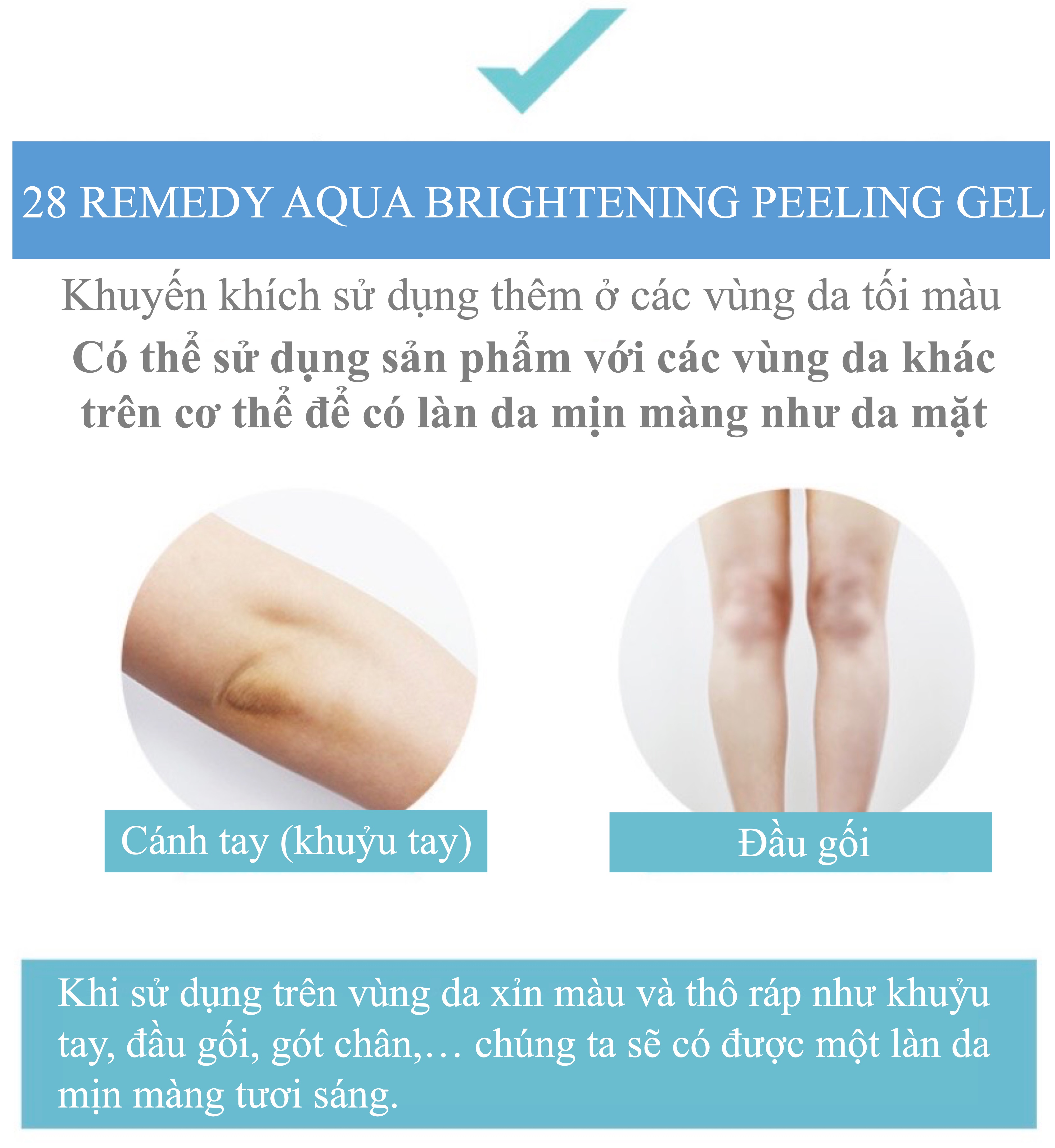 tẩy tế bào chết nots 28 remedy qua brightening peeling gel 10