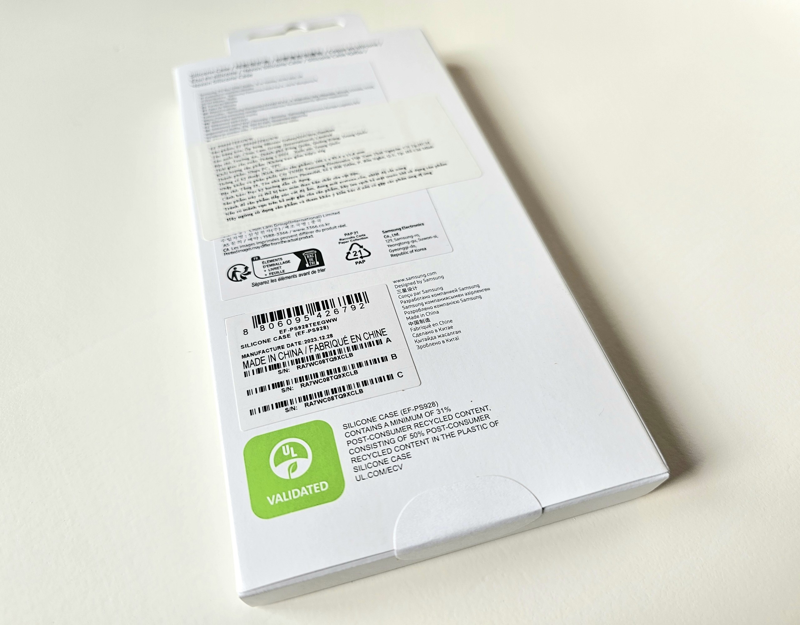 Ốp lưng Silicone cho Samsung Galaxy S24 Ultra (EF-PS928) - Hàng Chính Hãng