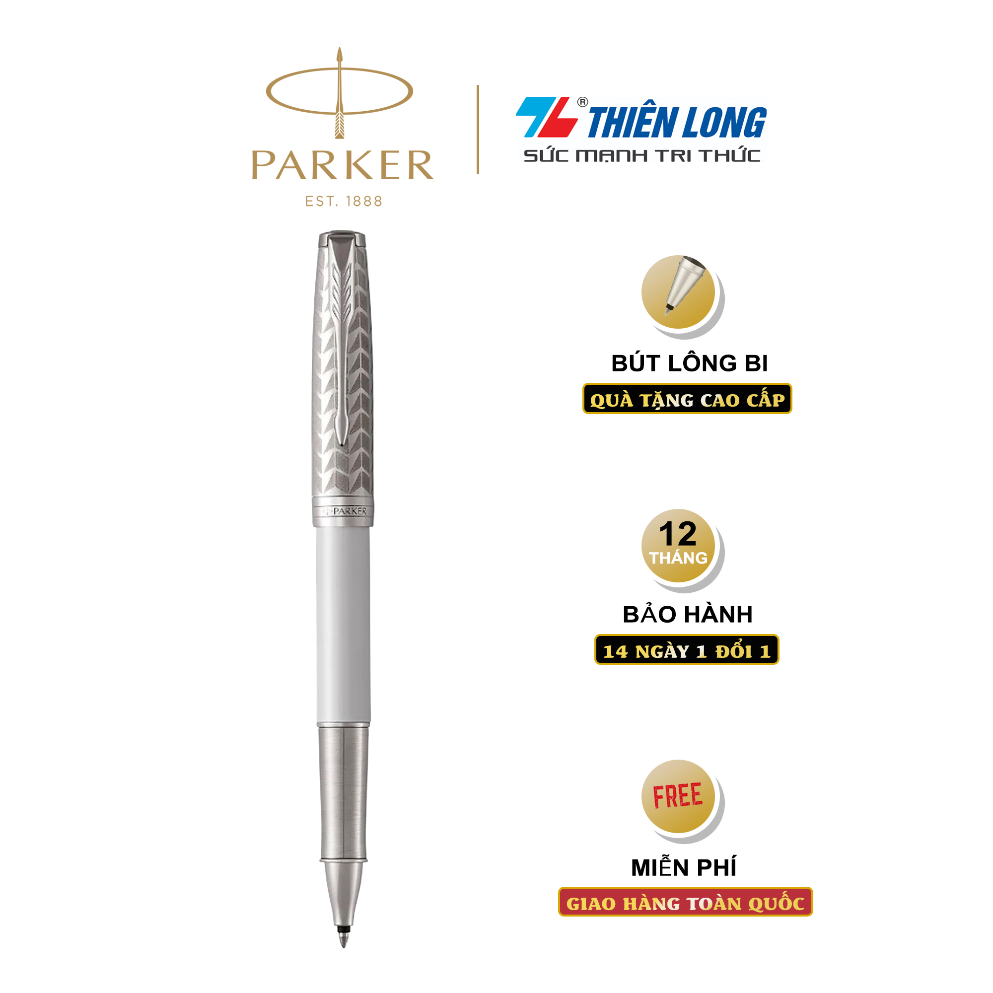 Bút lông bi cao cấp Parker Sonnet Đ-MT&PRL CT F GB-1931549