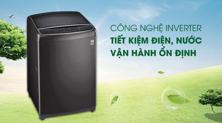 Máy giặt LG 22Kg TH2722SSAK Inverter - Mẫu 2019 - Hàng Chính Hãng