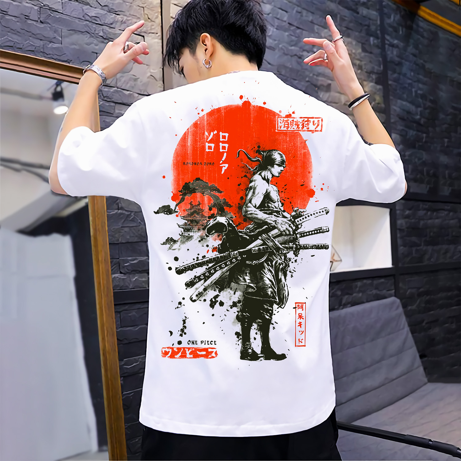 Mua Áo thun One Piece Zoro T01 , áo phông One Piece Zoro Unisex Nam Nữ có Size bé từ 25-95kg - M (45-54kg) tại VHL Store Mua Áo Thun One Piece Zoro T01 , Áo Phông One Piece Zoro Unisex Nam Nữ Có Size Bé Từ 25-95Kg - M (45-54Kg) Tại Vhl Store