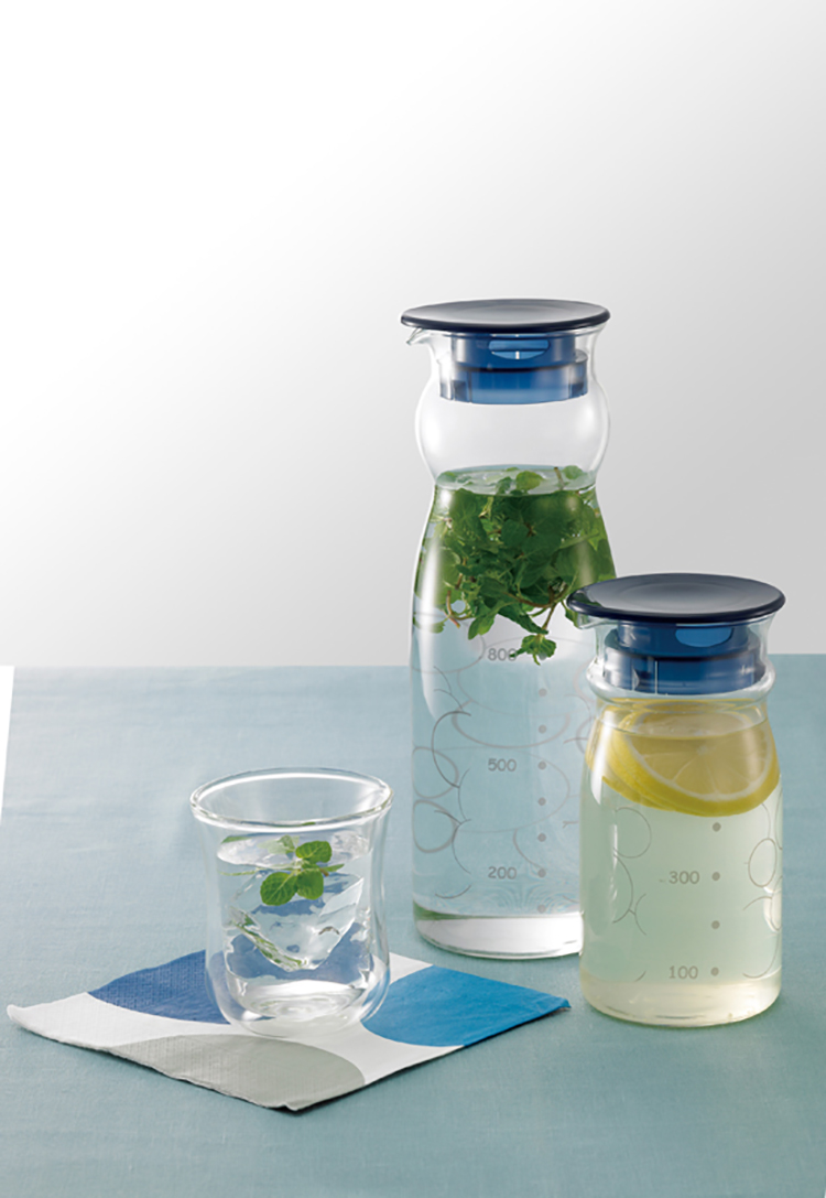 Bình Nước Thủy Tinh Iwaki KBT2887-BL (1300ml) Bình Nước Thủy Tinh Iwaki KBT2887-BL (1300ml)