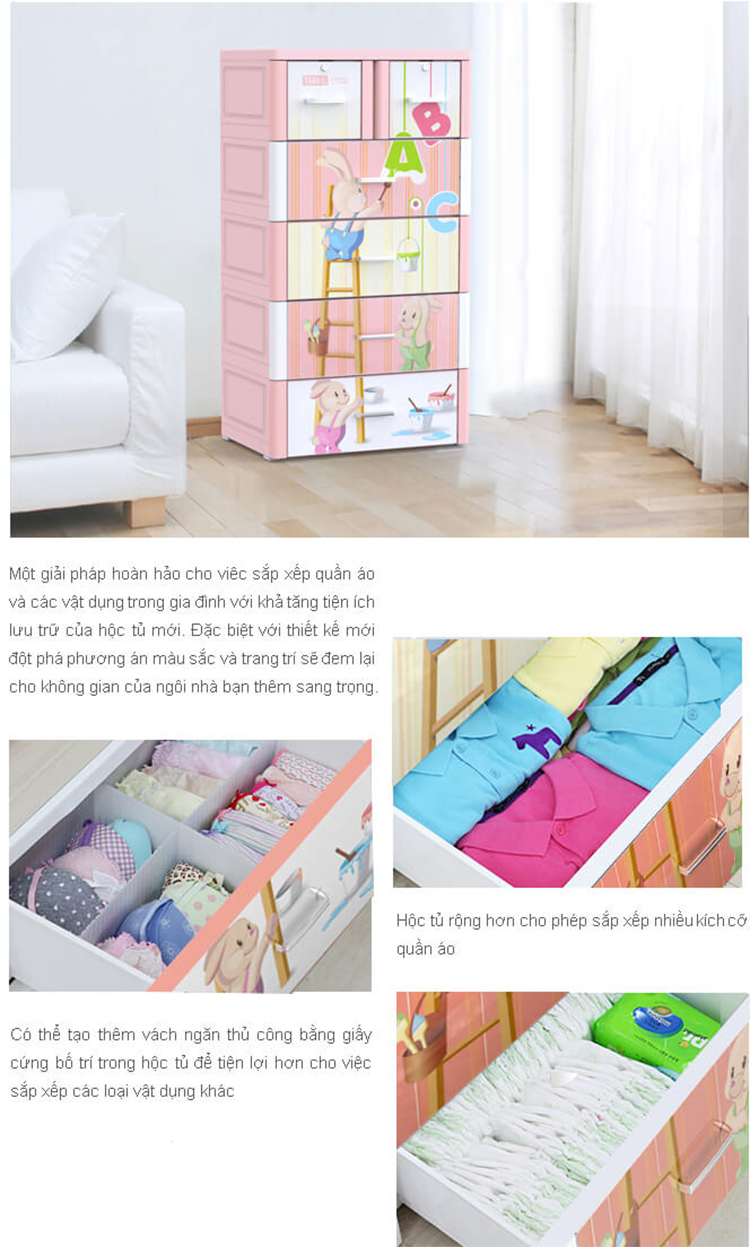 Tủ Nhựa Duy Tân Tabi-L