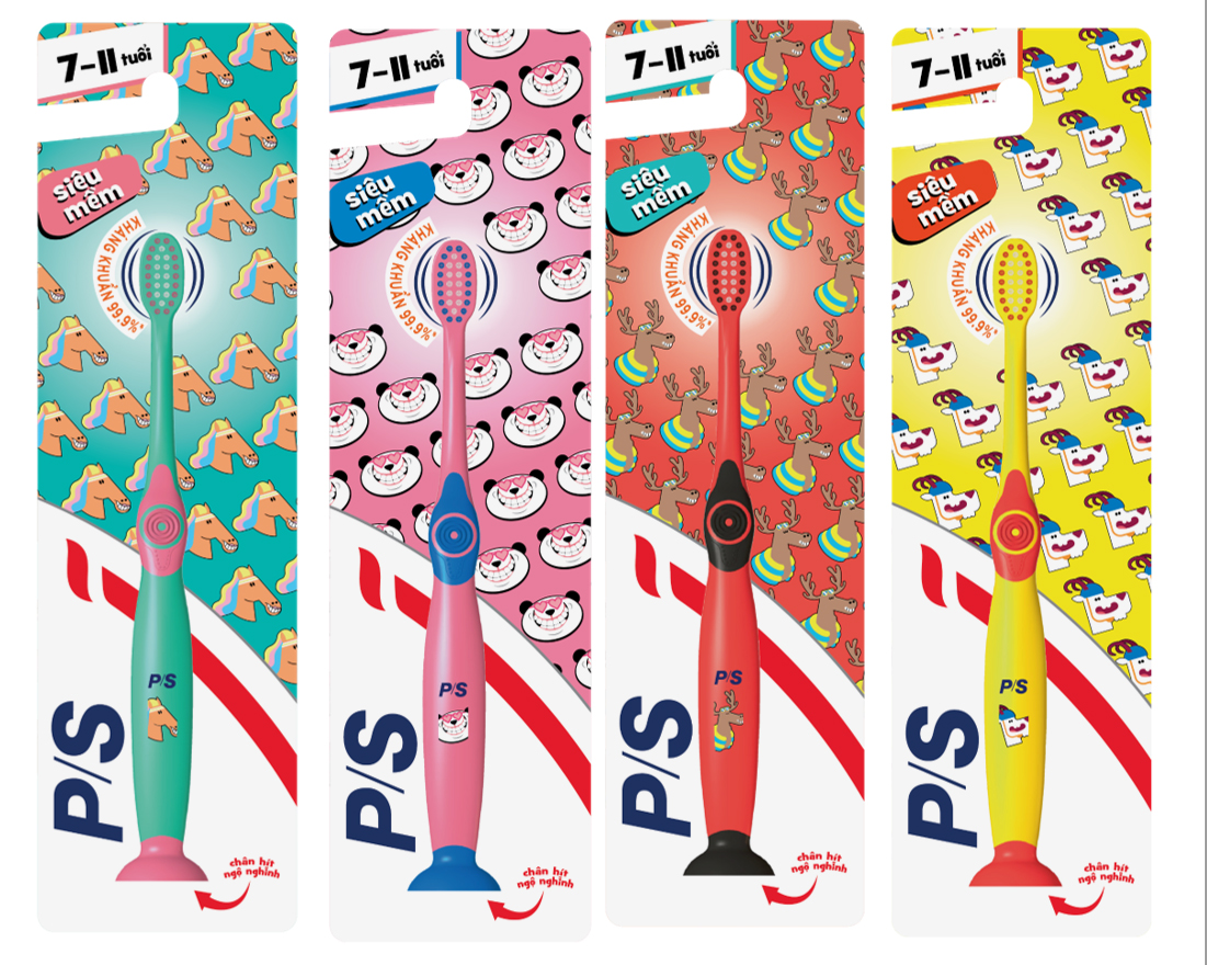Bàn Chải Đánh Răng P/S Trẻ Em Superkid 7-11 Tuổi (Giao Màu Ngẫu Nhiên)