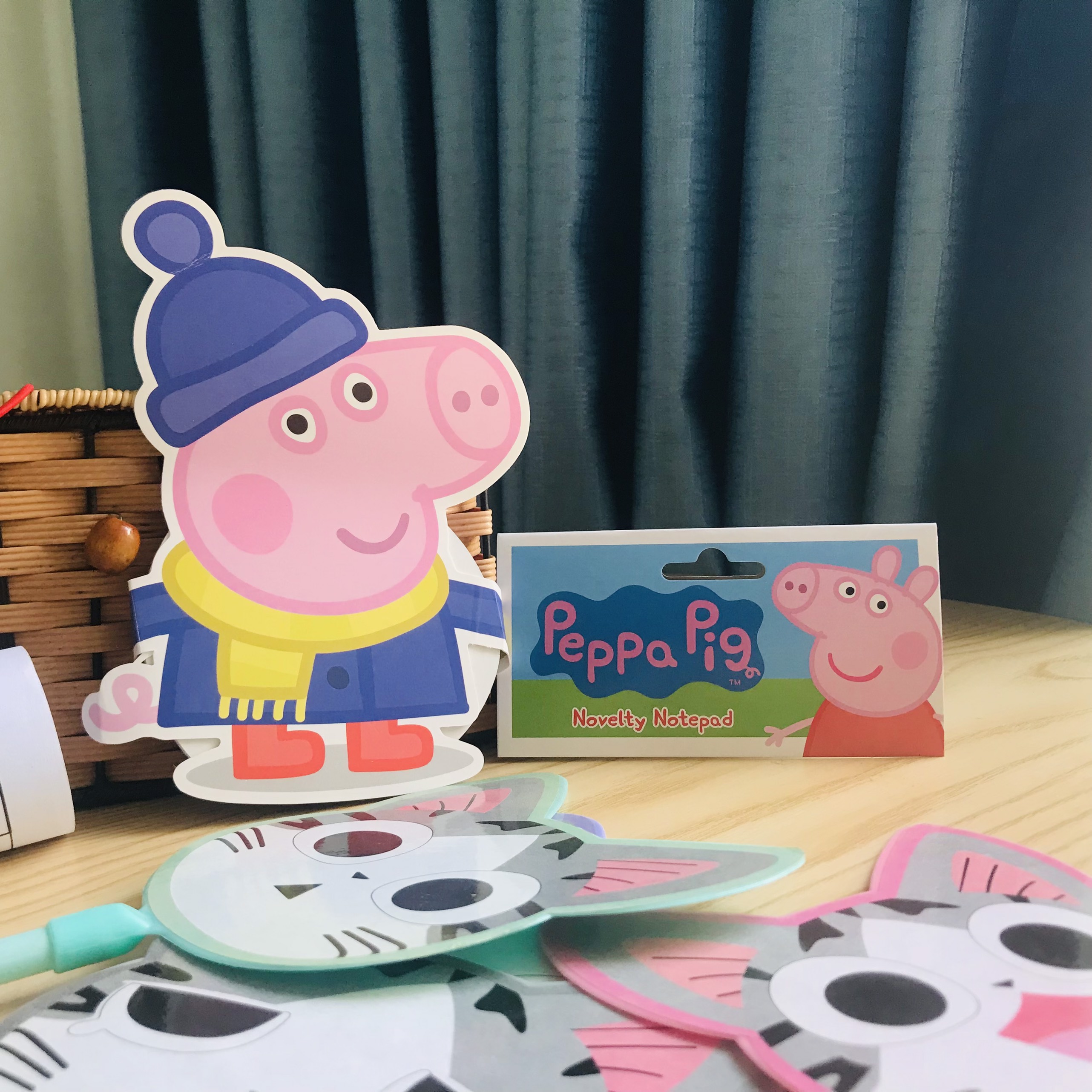 Giấy Note Cute Ghi Chú Hình Dễ Thuơng Có Keo, Peppa Pig Novelty Notepad