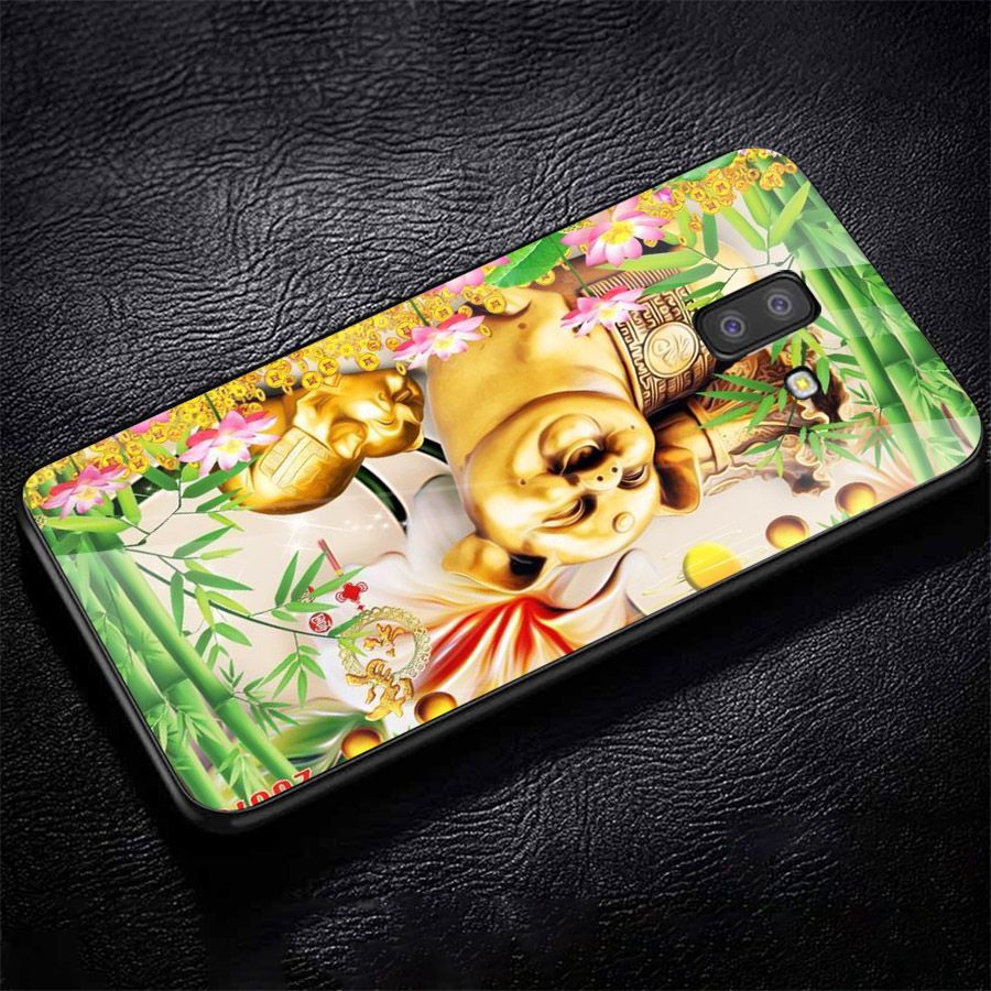 Ốp kính cường lực cho điện thoại Samsung Galaxy J4 - thần tài kim MS TTKIM039