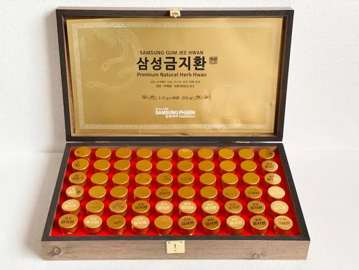 An Cung Ngưu Hoàng Hoàn Bổ Não Hộp Gỗ 60 Viên (Hàn Quốc)