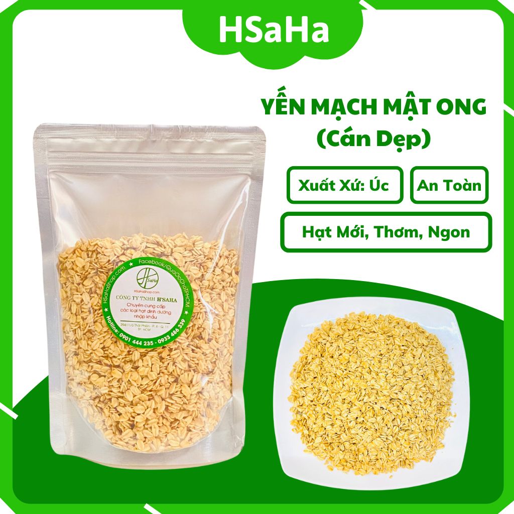 yến mạch nướng mật ong