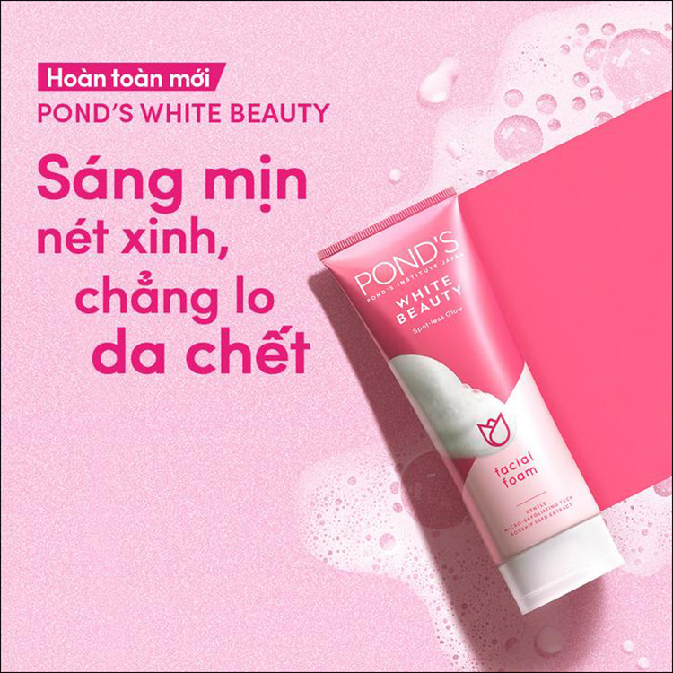 Sữa Rửa Mặt Làm Sáng Da Pond's White Beauty (100g)