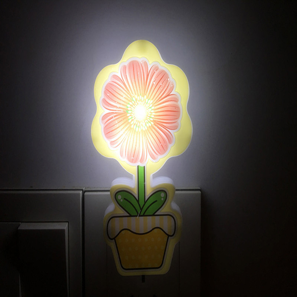 Đèn Ngủ Hình Chậu Hoa (Màu Ngẫu Nhiên)