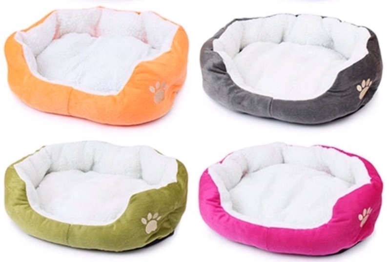 Nệm bông lông cừu cho chó mèo (Size 40x45cm phù hợp cho các bé dưới 6kg) 