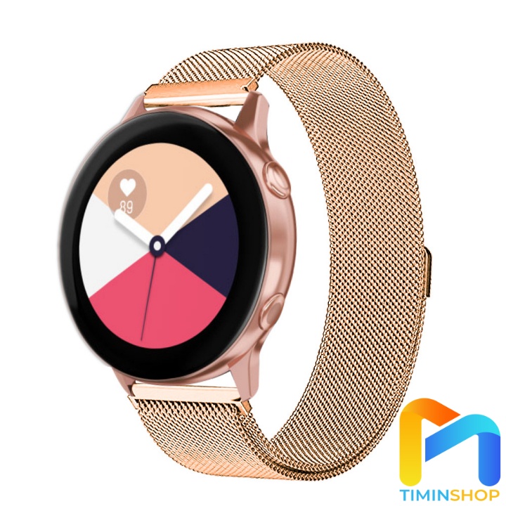 Dây Samsung Watch Active/ Active 2 - Dây thép, khóa nam châm