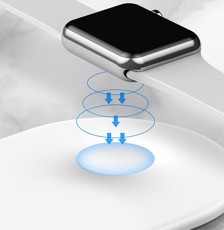 Đế Sạc Nhanh Không Dây 2 Trong 1 Baseus Dual Smart Wireless Charging Pillow Dùng Cho Smartphone Và Apple Watch