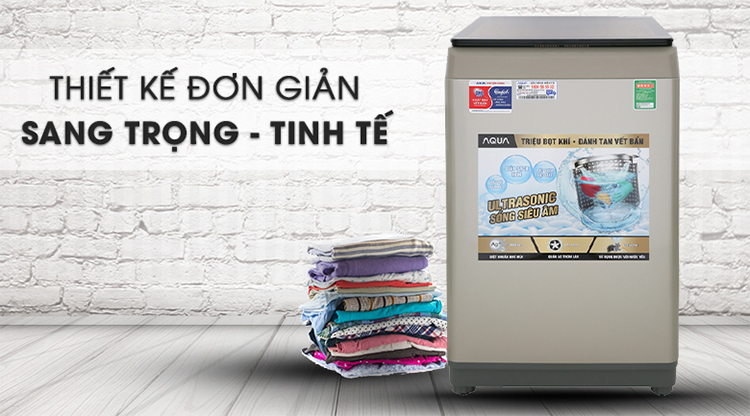 Máy Giặt Cửa Trên Aqua AQW-U91CT-N (9kg) - Hàng Chính hãng