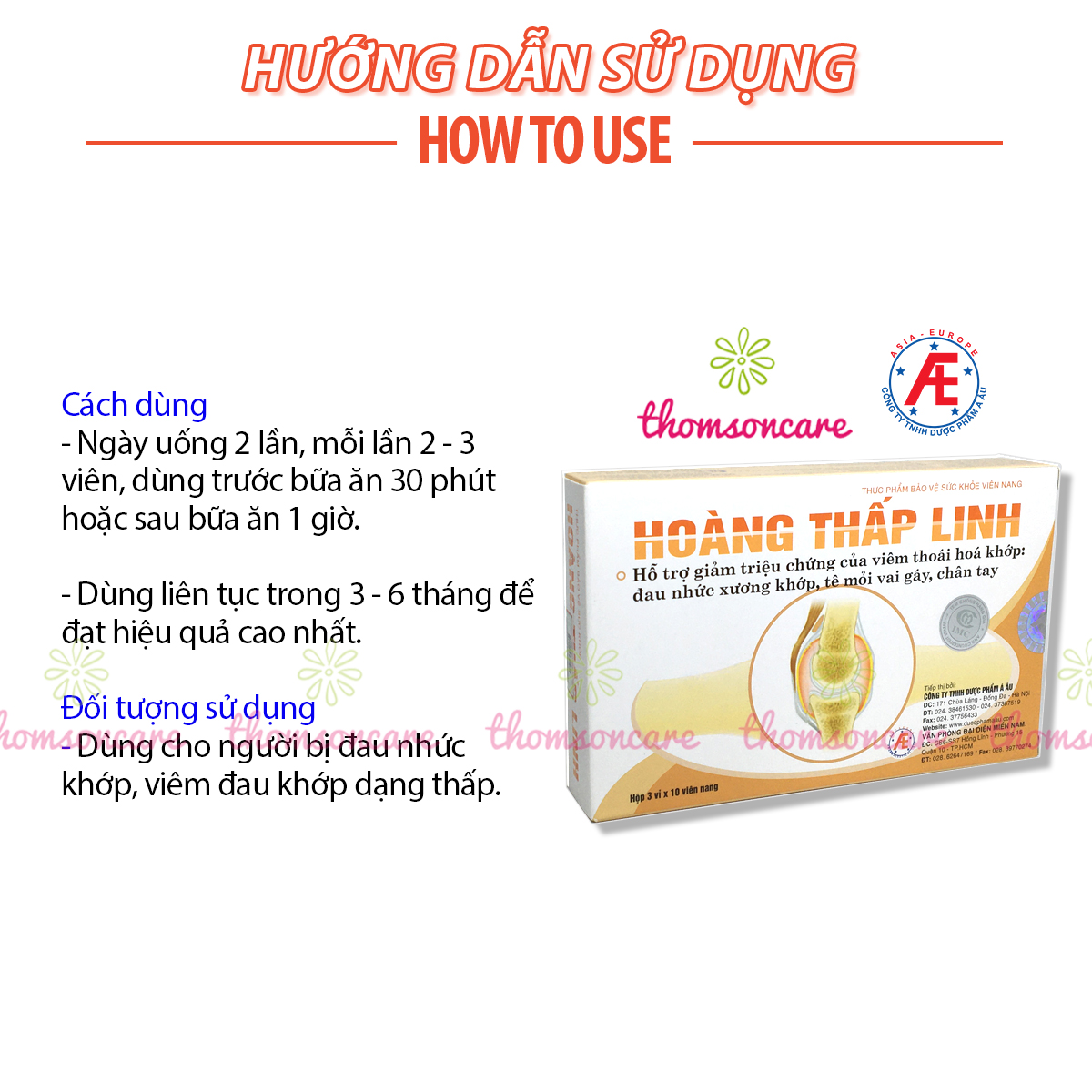 Hoàng thấp linh - Hỗ trợ giảm thấp khớp từ thảo dược 1