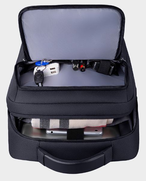 BOWERBIRD backpack bag 15.6-inch business casual charging anti-theft male backpack 1185090811 black