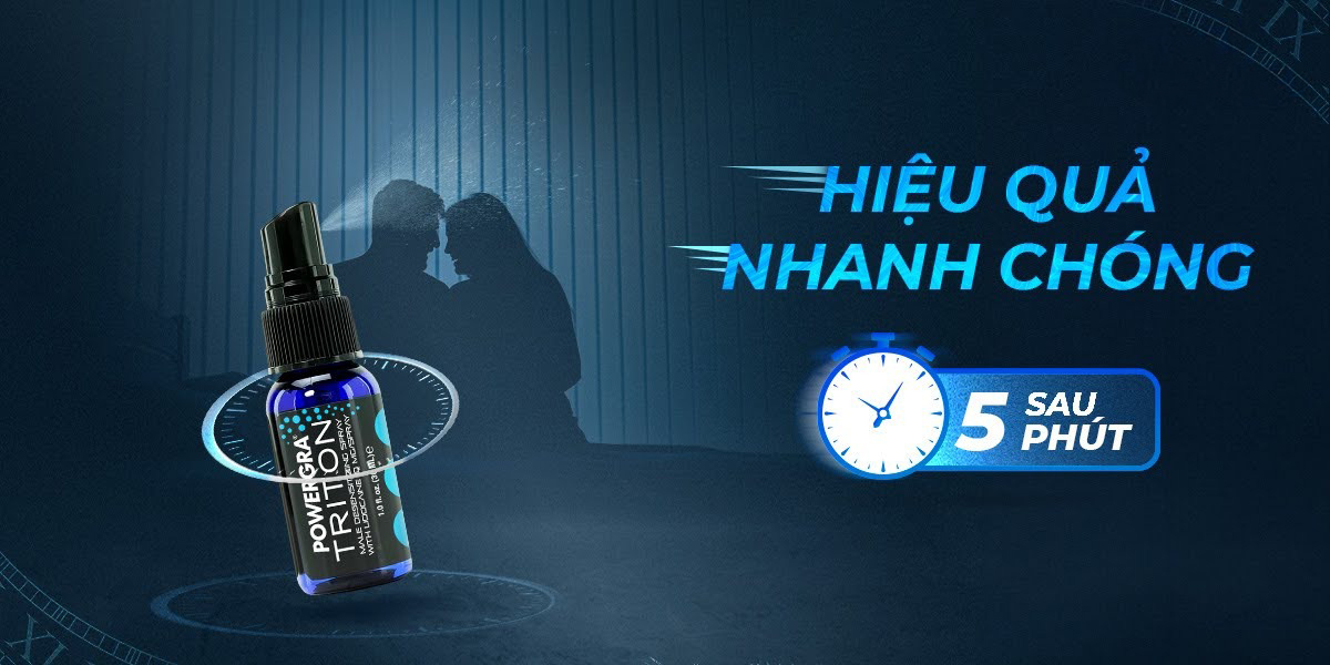 Chai xịt Powergra Triton - Chai 30ml
