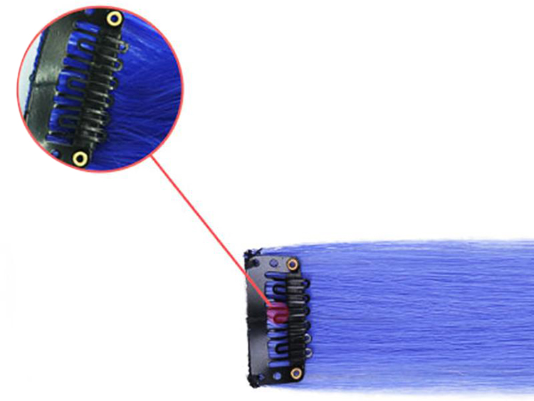 12pcs Wigs Strip Hair Extensions 22