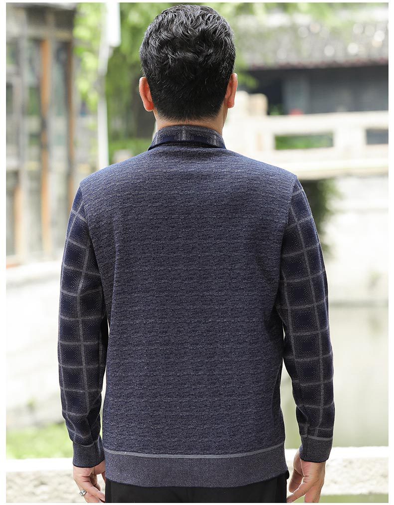 Áo Len Trung Niên Lót Lông Cừu Sang Trọng Siêu Ấm SAL240